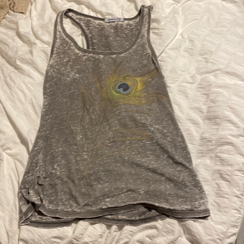 feather tank top